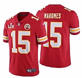 Nike Men & Women & Youth Chiefs 15 Patrick Mahomes Red 2021 Super Bowl LV Vapor Untouchable Limited Jersey,baseball caps,new era cap wholesale,wholesale hats